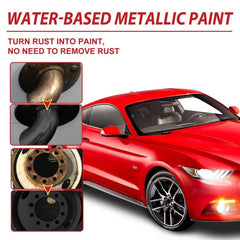 Rust Converter Metallic Paint with FREE Brush