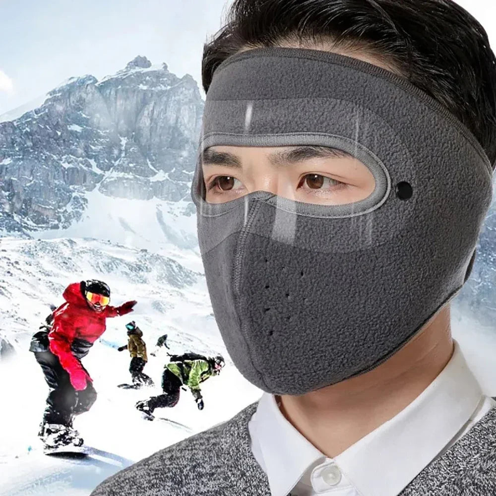 Winter Warm Mask Goggles Adjustable Head