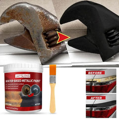 Rust Converter Metallic Paint with FREE Brush