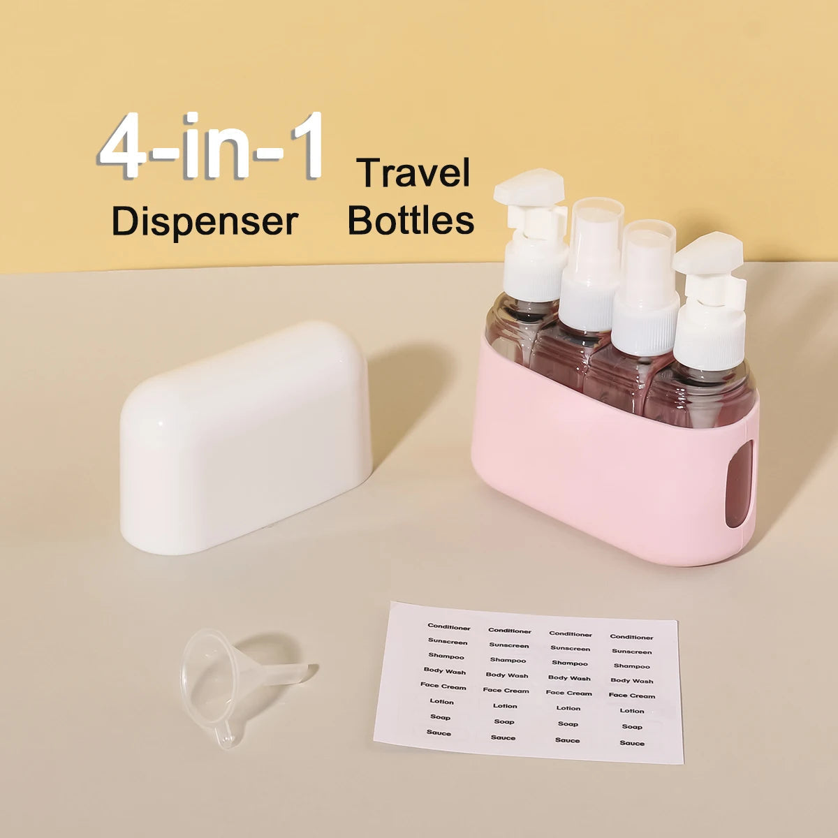 4 In 1 50ml Travel Bottle Set