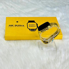 HK9 Ultra Smart Series 9 Watch | Golden Edition | BT Calling